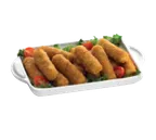 image of TableCraft CW4212GN Charbroiler Tray – 7-1/2" x 5-1/8", Green Duracoat Cast Aluminum, NSF