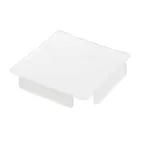 image of TableCraft Products CW5040 Acrylic Pan Cover, 6-7/8" x 6-7/8" x 1", Fits CW5016 & CW5018 Bowls