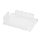 image of TableCraft Products CW5042 Acrylic Food Pan Cover, 6-7/8" x 4-3/4" x 1", Translucent, 1/9 Size