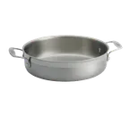 image of TableCraft CW7010 Brazier Pan – 10" Dia, 3‑Qt, Stainless & Aluminum, Induction Ready, 500°F Safe