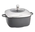 image of TableCraft CWDC1030 5‑Qt Induction Sauce Pot, 10"x10"x4.5", Non‑Stick, 450° Safe, Lid Included