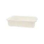 image of TableCraft Products DBF1529 Freezer Drain Box, 21" x 16" x 5", White Polyethylene, NSF, Made in USA