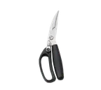 image of TableCraft Products E6607 Poultry Shears, 9-1/2" x 2-5/8" x 1", Soft Grip Handle, Stainless Black