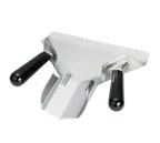 image of TableCraft FFD8 French Fry Scoop – 9-1/4"W x 2-1/4"H, 9" O.A.L., Black Bakelite Handle, StainlessSteel
