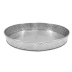image of TableCraft GPSS8 - Brickhouse Stainless Steel Round Serving Platter, 8-1/8" Dia. x 1-5/8" H
