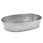 image of TableCraft Products GPSS96 - Oval Platter, 9.5" x 6" x 2", Stainless, Dishwasher Safe - 1/Each