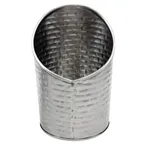 image of TableCraft GTSS28 Brickhouse Fry Cup, 9-10 oz, 3-1/4" Dia x 4-1/2" H, Angled Stainless Steel
