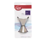 image of TableCraft H1206 Jigger - 1 oz / 2 oz Stainless Steel Cash & Carry Bar Tool, Dishwasher Safe