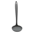 image of TableCraft Products H3900GY Cash & Carry Ladle, 5 oz, 10-3/4", Silicone, Gray, BPA Free