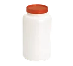image of TableCraft JC1064A PourMaster Backup Jar, 1/2 Gal 64oz, Polyethylene, Dishwasher Safe, Caps, Lid