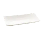 image of TableCraft Products M2010 Serving Tray, 19-1/2" x 10-1/2" White Melamine, Frosted, 212°F Safe