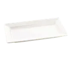 image of TableCraft M2213 Frostone Tray – 22" x 12-3/4", White, Melamine, Heat‑Safe 212°F, Dishwasher‑Safe