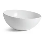 image of TableCraft Products M4094WH - X-Large 5 Qt White Melamine Bowl 13-5/8" Dia x 5-1/2" H, Dishwasher