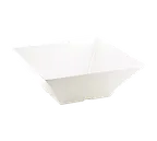 image of TableCraft MB166 – 13-1/4 Qt Square Melamine Bowl, 15.75" x 15.75" White, Heat Safe 212°F