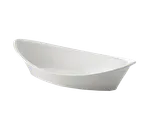 image of TableCraft MGMT2412 - 6 Quart Oblong White Melamine Bowl, 24" x 13" x 5.5", Dishwasher Safe - 1/Each