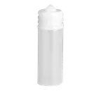 image of TableCraft N20C - 20oz Clear Polyethylene WideMouth Squeeze Bottle, 63mm Opening, NSF
