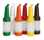 image of TableCraft N32A Cash & Carry PourMaster Unit, 1 Qt, Polyethylene, BPA‑Free, NSF, Assorted Caps