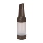 image of TableCraft N32VBR PourMaster Bottle, 32oz (1qt) Brown V-Neck Top, Dishwasher Safe Bartending Pourer