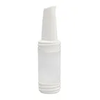 image of TableCraft Products N32VW PourMaster Bottle, 32 oz, White, V-Neck Top, Dishwasher Safe