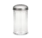 image of TableCraft P800 Cheese Shaker – 12 oz., 3-1/16" dia × 5-5/8" H, Poly, Stainless Steel Top, Metal