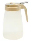 image of TableCraft PP10A Syrup Pourer – 10oz Clear Jar, Metal Top, BPA‑Free Polypropylene, Dishwasher‑Safe