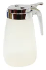 image of TableCraft PP10J Replacement 10oz. Clear Syrup Pourer Jar BPA‑Free Polypropylene Dishwasher Safe
