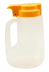 image of TableCraft Products PP32J Replacement Jar, 32 Oz Clear Polypropylene, Dishwasher Safe, Fits PP32