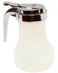 image of TableCraft PP410CP Syrup Pourer – 10 oz Teardrop Design, BPA‑Free Polypropylene, Chrome‑Plated ABS Top