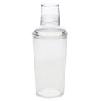 image of TableCraft Products PS378 27 oz. 3-Piece Cocktail Shaker Set, BPA-Free SAN Plastic