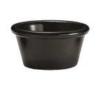 image of TableCraft Products RAM2BK - 2 oz Black Melamine Plastic Ramekin, Dishwasher Safe, Smallware Accessory