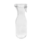 image of TableCraft RGC34 Decanter Carafe, 34oz Glass, Re‑Sealable Silicone Seal, 24-34oz