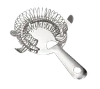 image of TableCraft S209 Bar Strainer – 4-Prong Stainless Steel, Dishwasher Safe, Cocktail Strainer