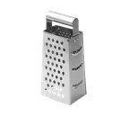 image of TableCraft SG202 Stainless Steel Grater, 3-1/4" x 4-1/4" x 9-1/2" Tapered Rolled Handle