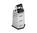 image of TableCraft SG204BH Grater – 5-1/2" x 4-1/2" x 9-1/4", 6-Sided, Anti‑Slip, Stainless Steel
