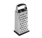 image of TableCraft Products SG205BH Cash & Carry Box Grater, 9" 4-Sided Anti-Slip Stainless Steel