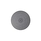 image of American Metalcraft EZ18907SP 7-1/2" Pizza Pan, Aluminum 18‑Gauge, 1 mm Std/1.5 mm HC, 2×3/8" Holes