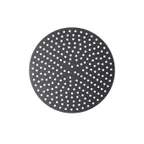 image of American Metalcraft EZ18911P - 11" Pizza Pan, 10-11" Dia, 3/8" Holes, 18‑Gauge Al, Edge, Tray Style