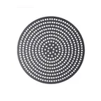 image of American Metalcraft EZ18911SP - 11" Aluminum Pizza Pan, 18G, Perforated 3/8" Holes, EZ Release Disk