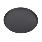 image of American Metalcraft EZCAR17 Pizza Pan, 17.25" Round Tapered, Unfinished Edge, Stackable Aluminum