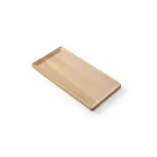 image of American Metalcraft LRP18 - Rect Maple Wood Board 17-3/4" L x 8-3/4" W x 3/4" H Natural No Handle