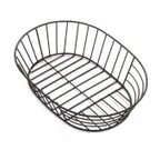 image of American Metalcraft STO11 Oval Basket, 11" L x 8" W x 2.5" H, Metal Wire, Design for Tabletop Use