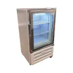 image of Excellence CTF-1T - 16" Countertop Freezer Merchandiser, 1.3 cu ft, White, Glass Door, LED, R600a