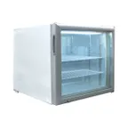 image of Excellence CTF-2HC - 22" Countertop Glass Door Freezer, 1.9 cu ft, White, 1/4 HP, -15° to 15°
