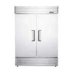 image of Excellence DSS-42F 54" 2-Solid Door Reach-In Freezer, Bottom Mount, 42.2 cu. ft.
