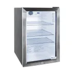 image of Excellence EMM-3HC - 17" Refrigerator, 2.5 cu ft, Black Exterior, Trim, 1/12 HP, LED, Reversible Door