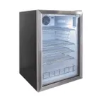 image of Excellence EMM-4HC - 19.5" Glass Door Refrigerator, 3.7 cu ft, Black