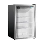 image of Excellence EMM-5HC - 21"" Countertop Refrigerator, 4.3 cu ft, Black, Swing Glass Door, LED, 1/12 HP, 115V