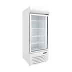 image of Excellence GDF-9M 23" 1 Glass Door Merchandiser Freezer in White, 7.3 cu. ft.