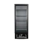image of Excellence GDR-5HC 20" One Glass Door Merchandiser Refrigerator in Black, 5 cu. ft.