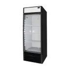 image of Excellence VF-24HC 30" 1 Glass Door Merchandiser Freezer in Black, 24 cu. ft.